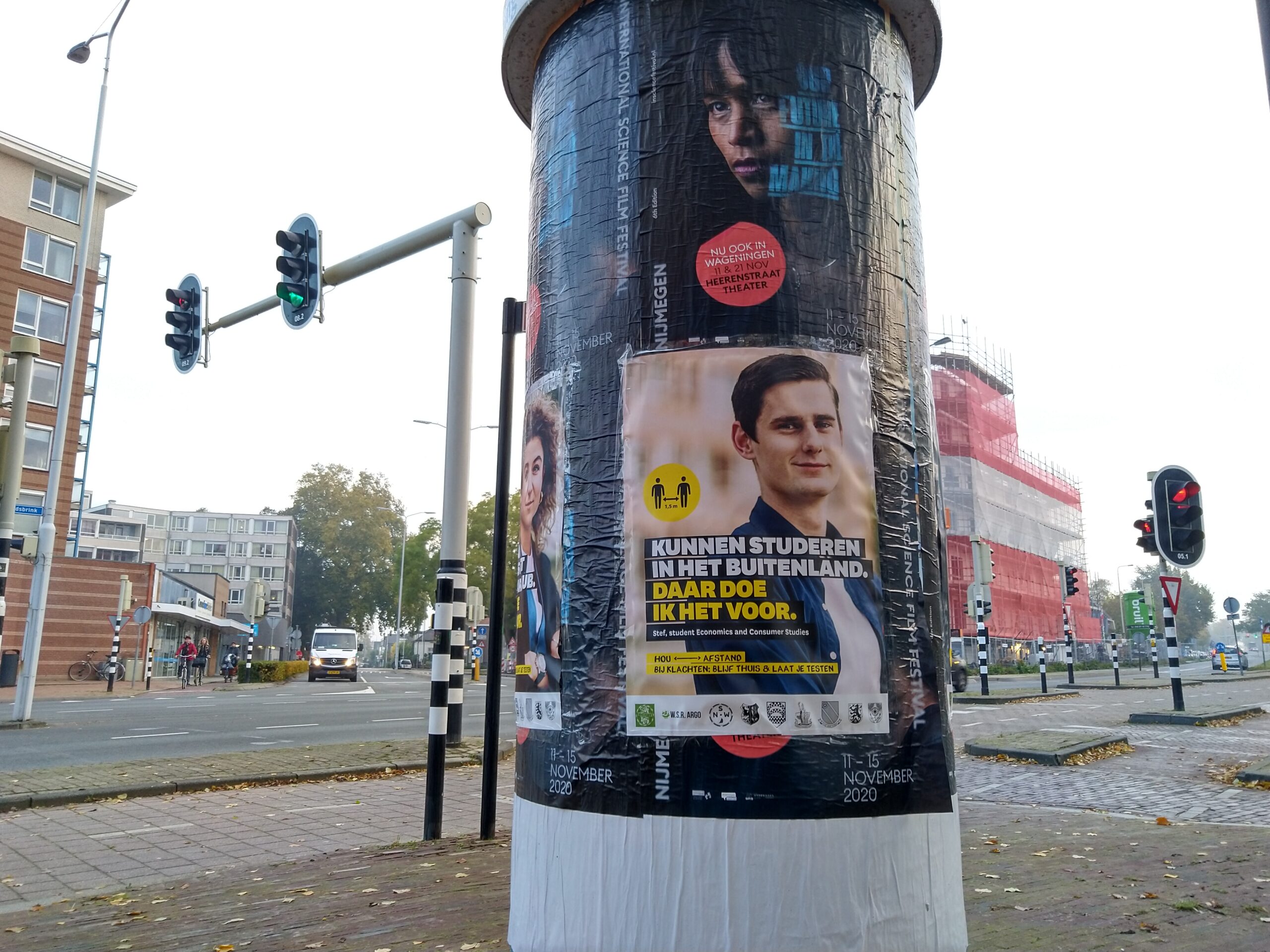 Poster in Wageningen