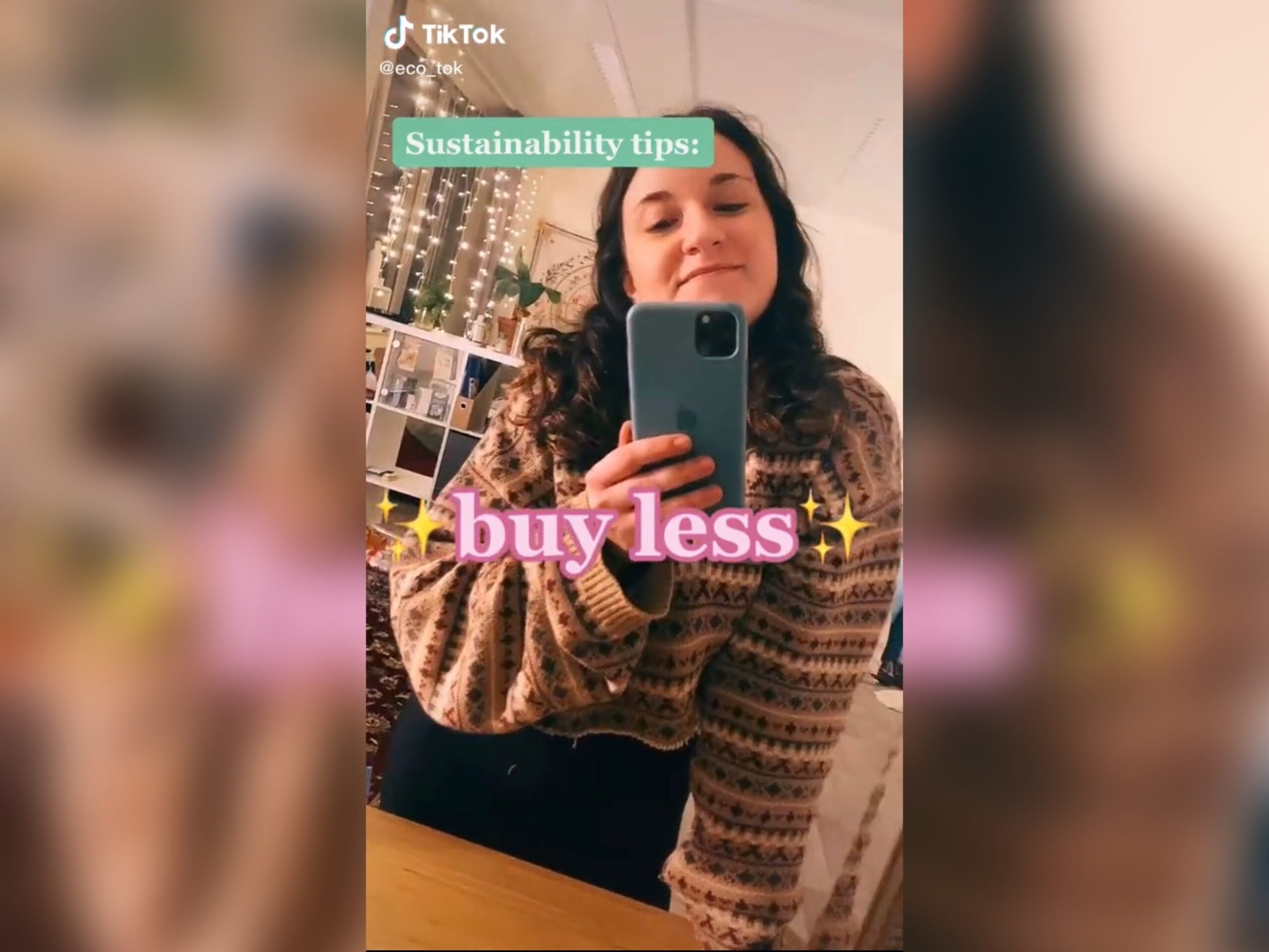 WUR-student Abbie Richards op TikTok