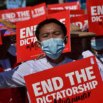 Protest in Myanmar