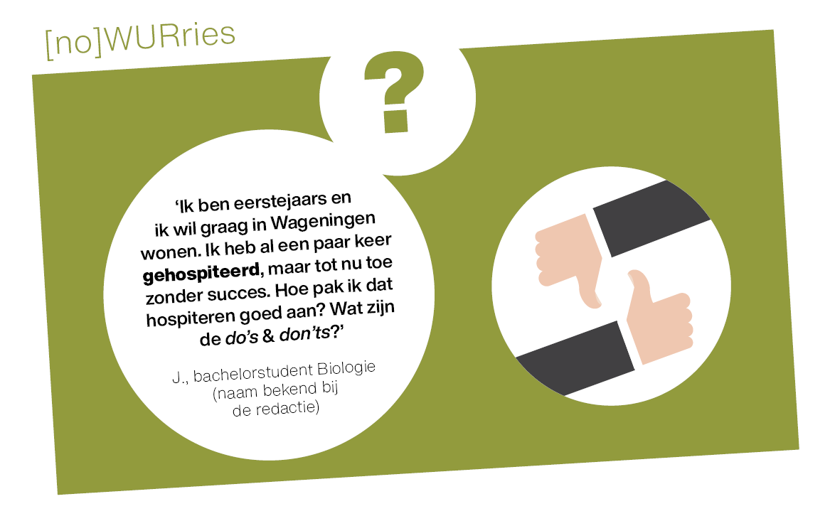 [no]WURries: hoe moet je hospiteren?