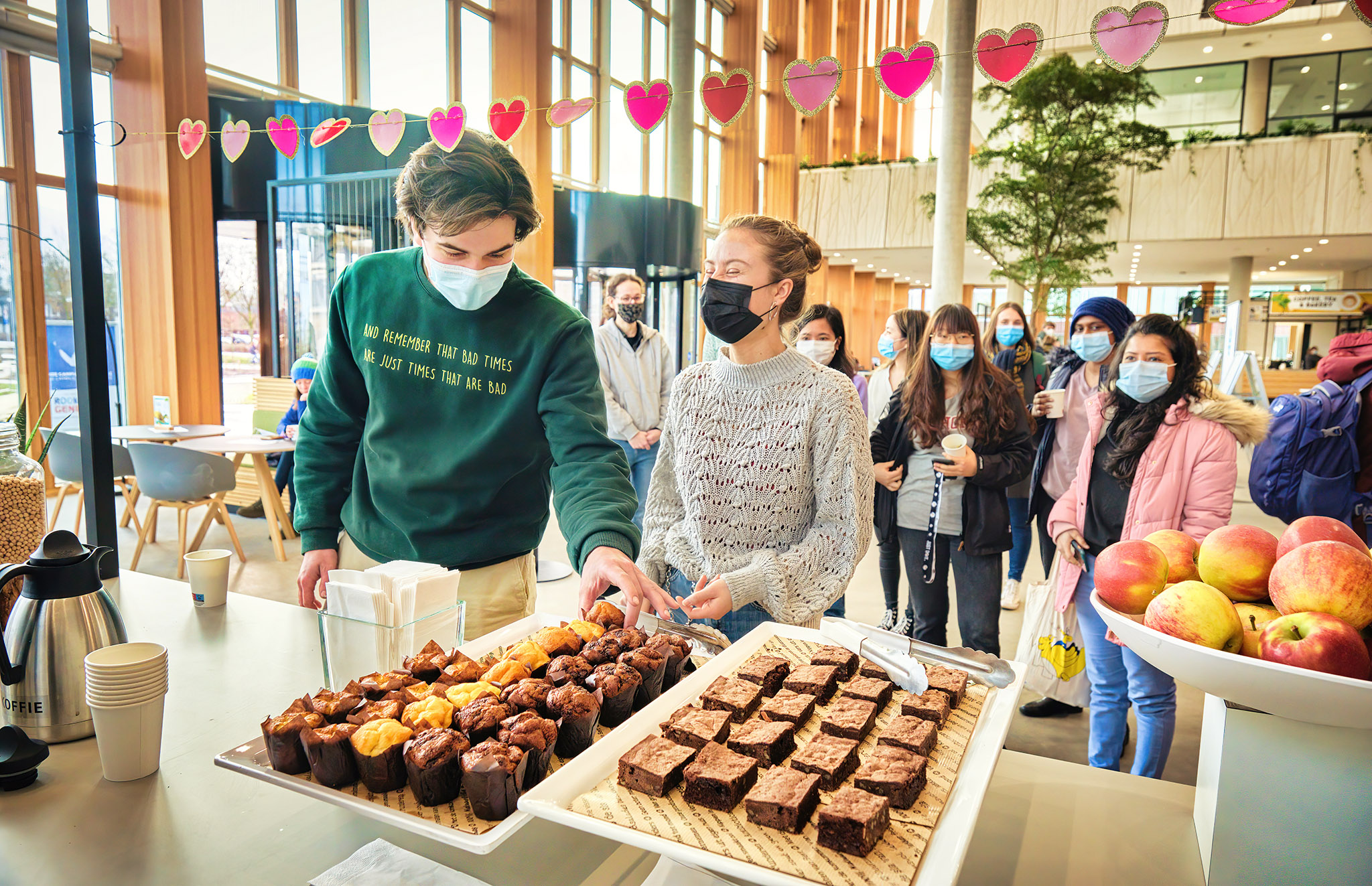 Terug naar de campus (en gratis muffins)