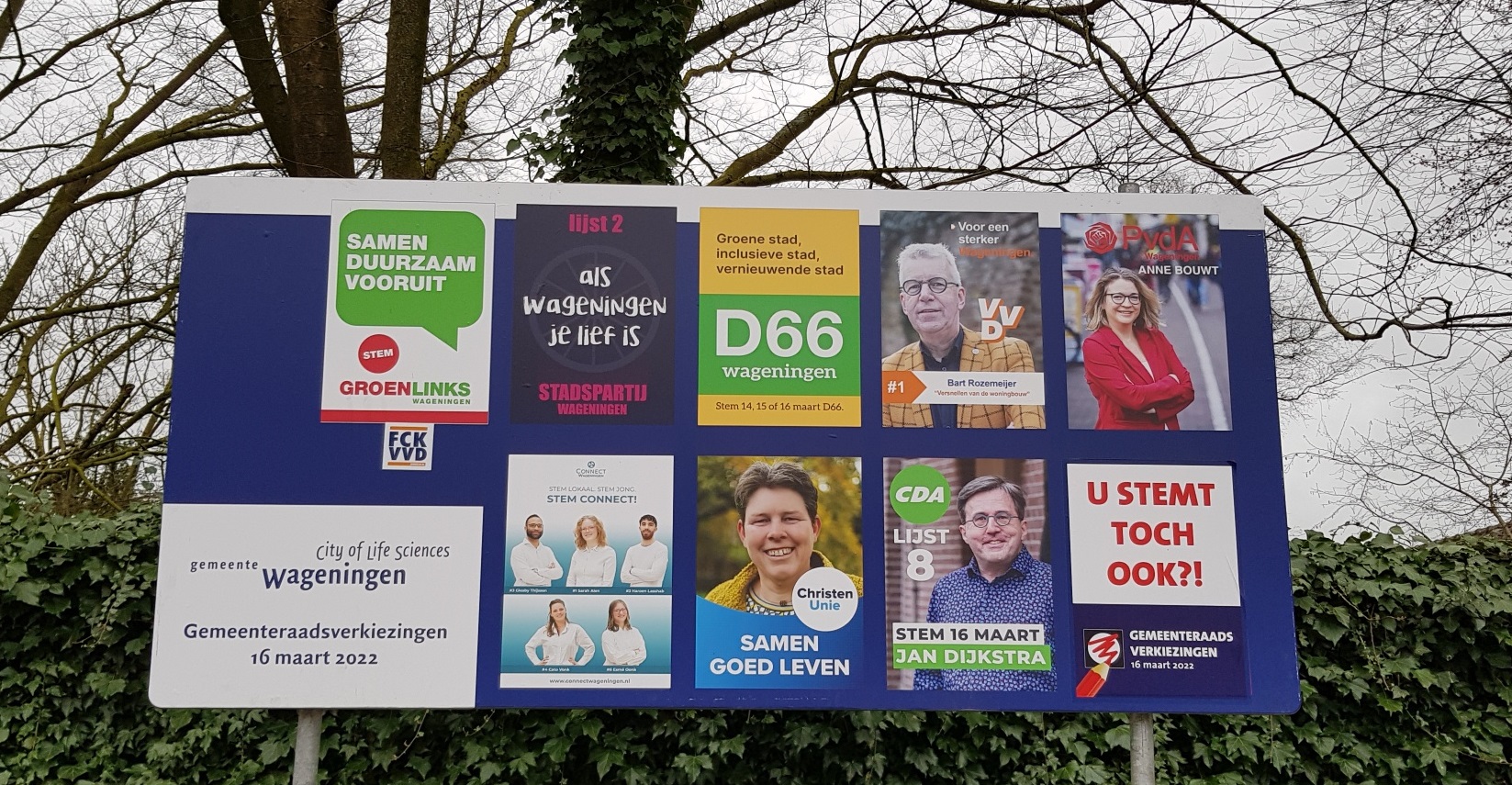 GroenLinks en PvdA winnen in Wageningen