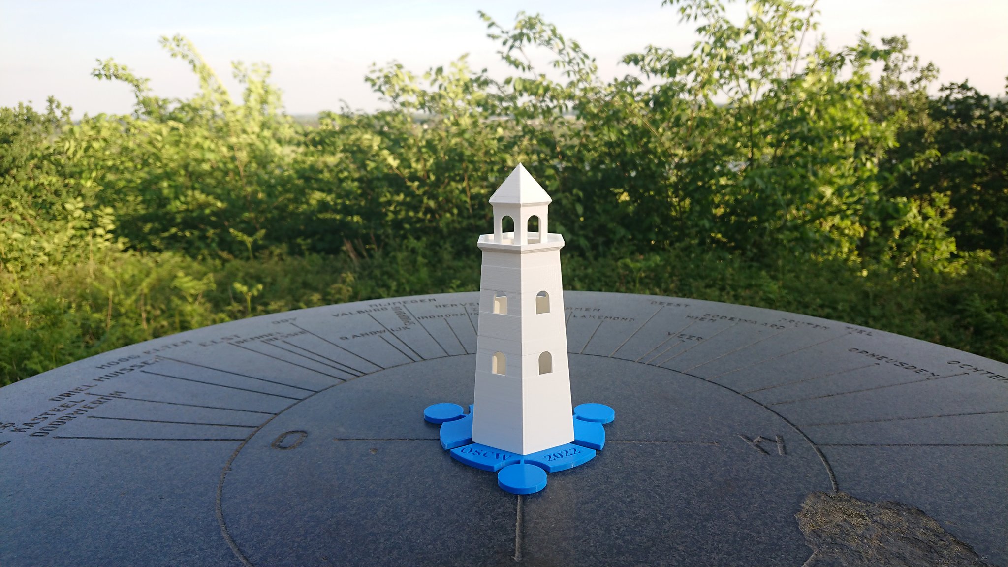 De ge3Dprinte Lighthouse Award