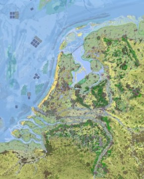 Map shows prospect for a green future in 2120