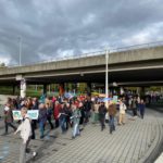 Protestmars op Schiphol