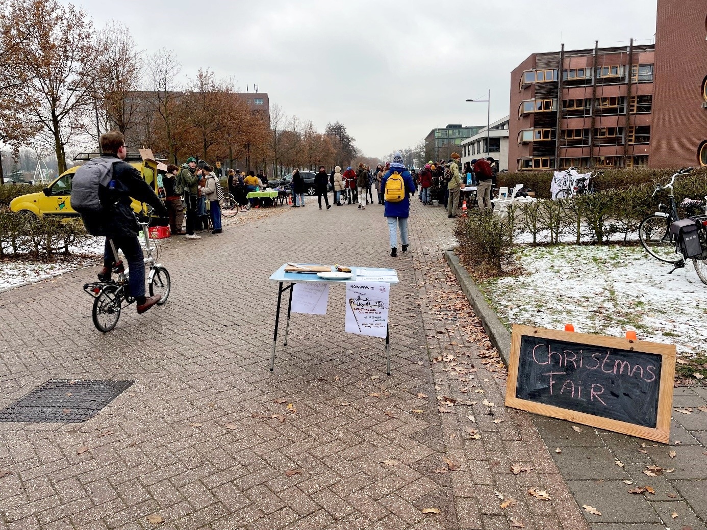 Protestkerstmarkt voor Gaia