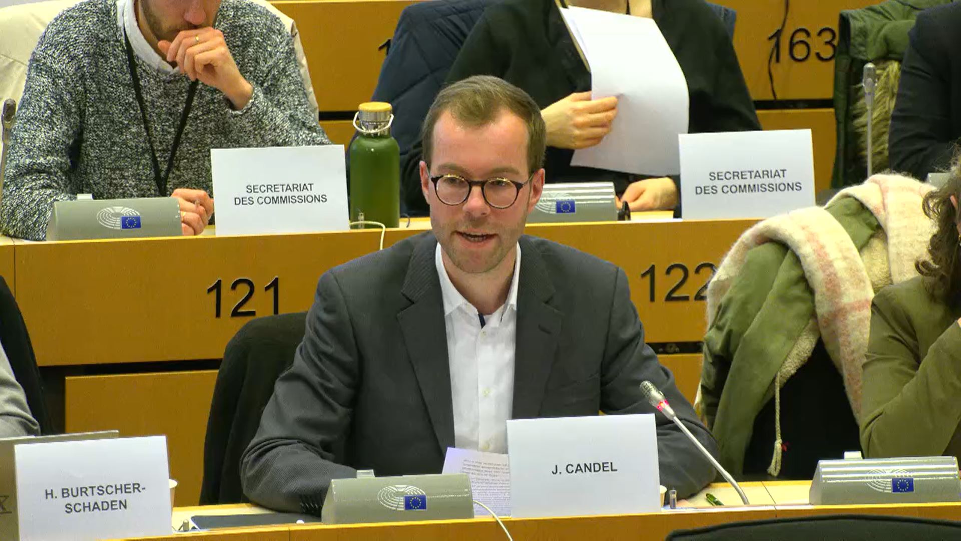 Jeroen Candel spreekt EU-Parlement toe over pesticidenverordening