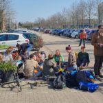 pop-up parkje op de parkeerplaats bij Gaia / Lumen