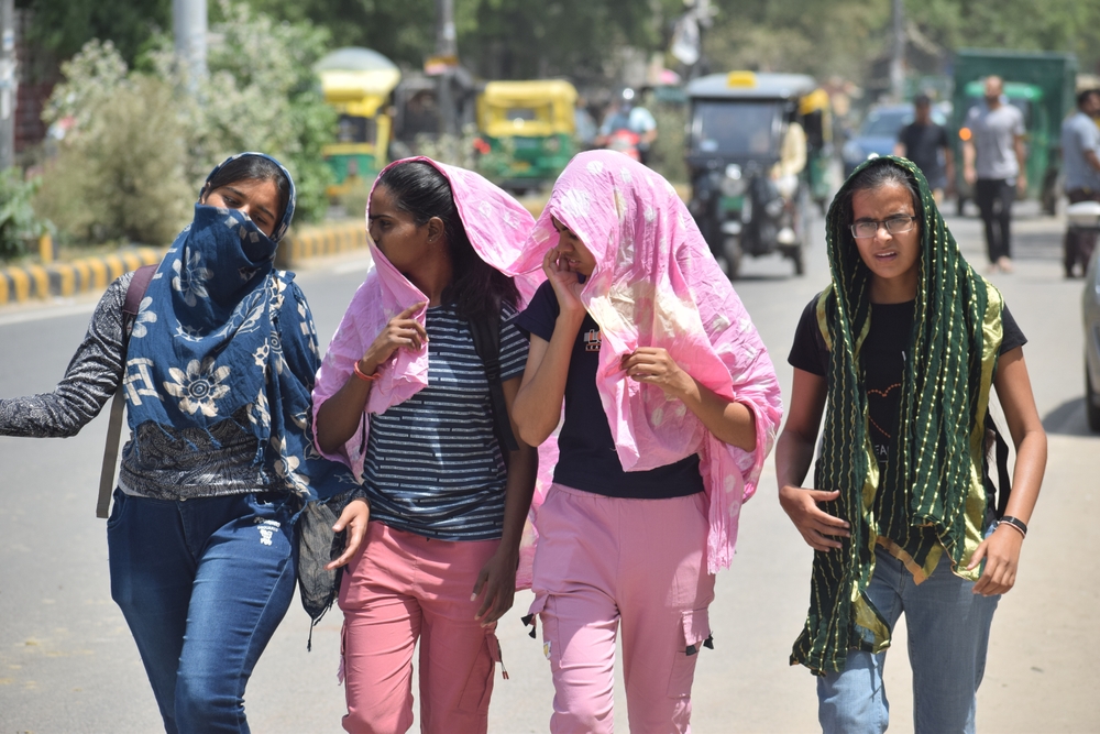 Verschroeiende hitte in Gurgaon, India. Dit voorjaar werden in India hitterecords verbroken van 122 jaar oud. Foto Shutterstock.