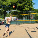 Beachvolleybal tijdens het GNSK.