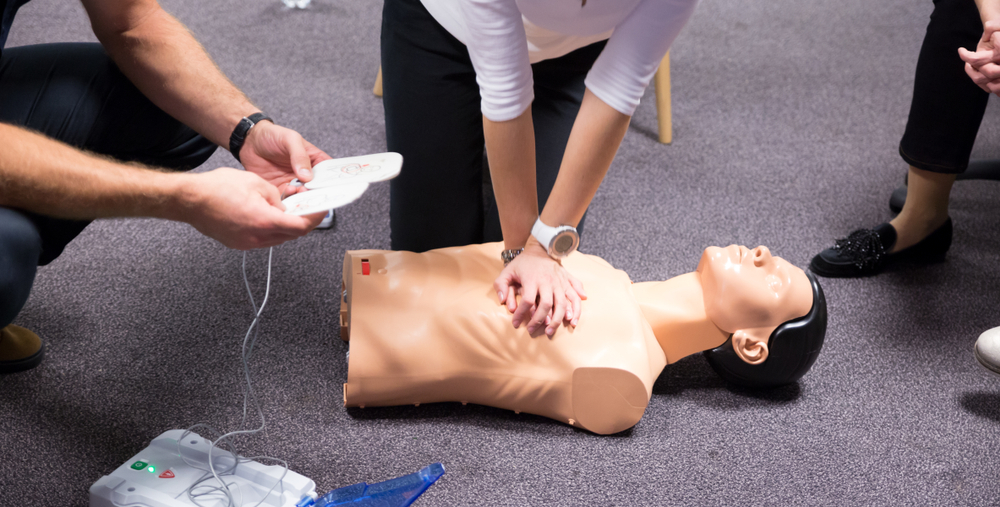 Forty student-athletes learn CPR