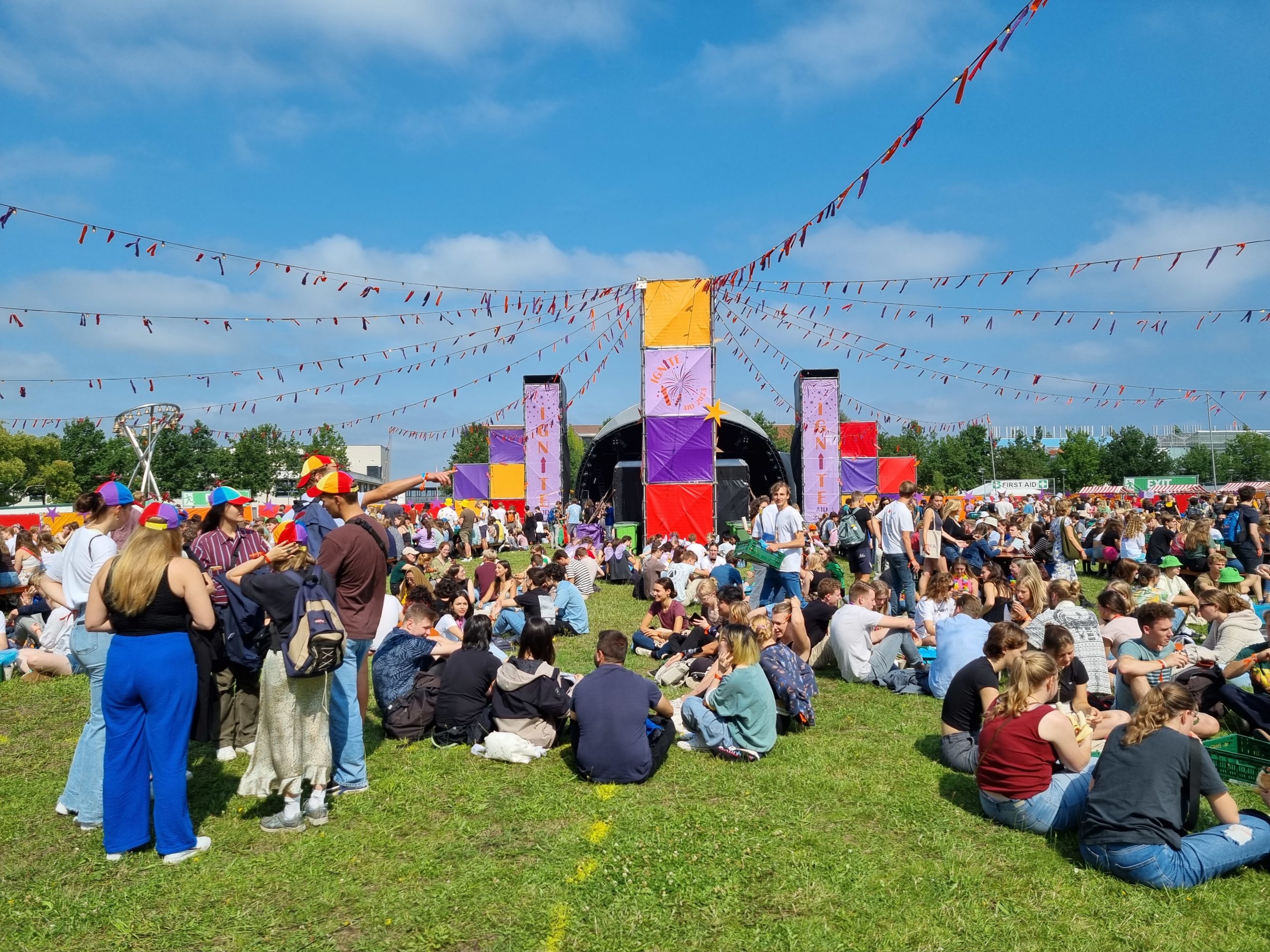 Nieuwe studenten verkennen Wageningen