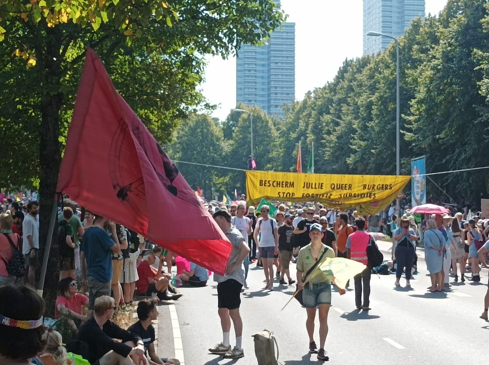 WUR’ers bij A12-blokkade