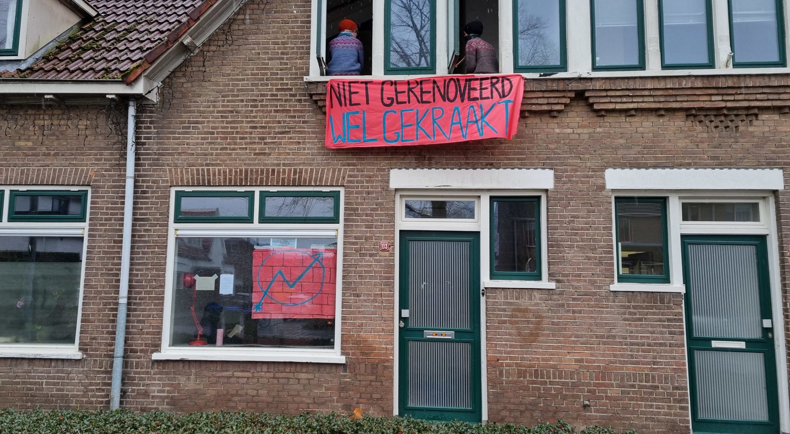 Students squat house near city center