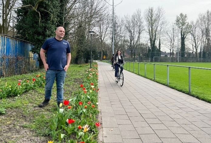 De tulpenplanter van de Bongerd