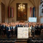 The code of conduct was signed in the Utrecht University Academy building in the presence of outgoing minister Dijkgraaf and government commissioner Hamer. Photo LKvV