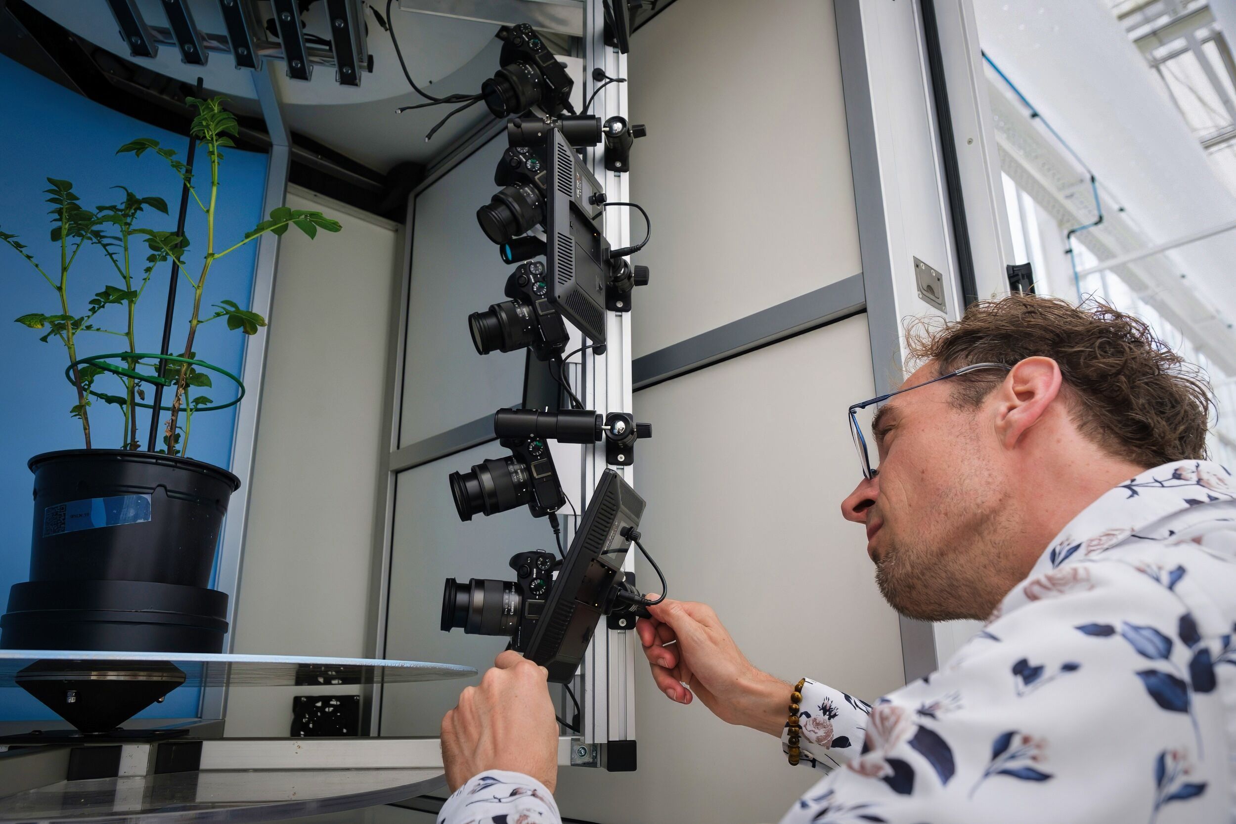 Plantengroei volgen in 4D