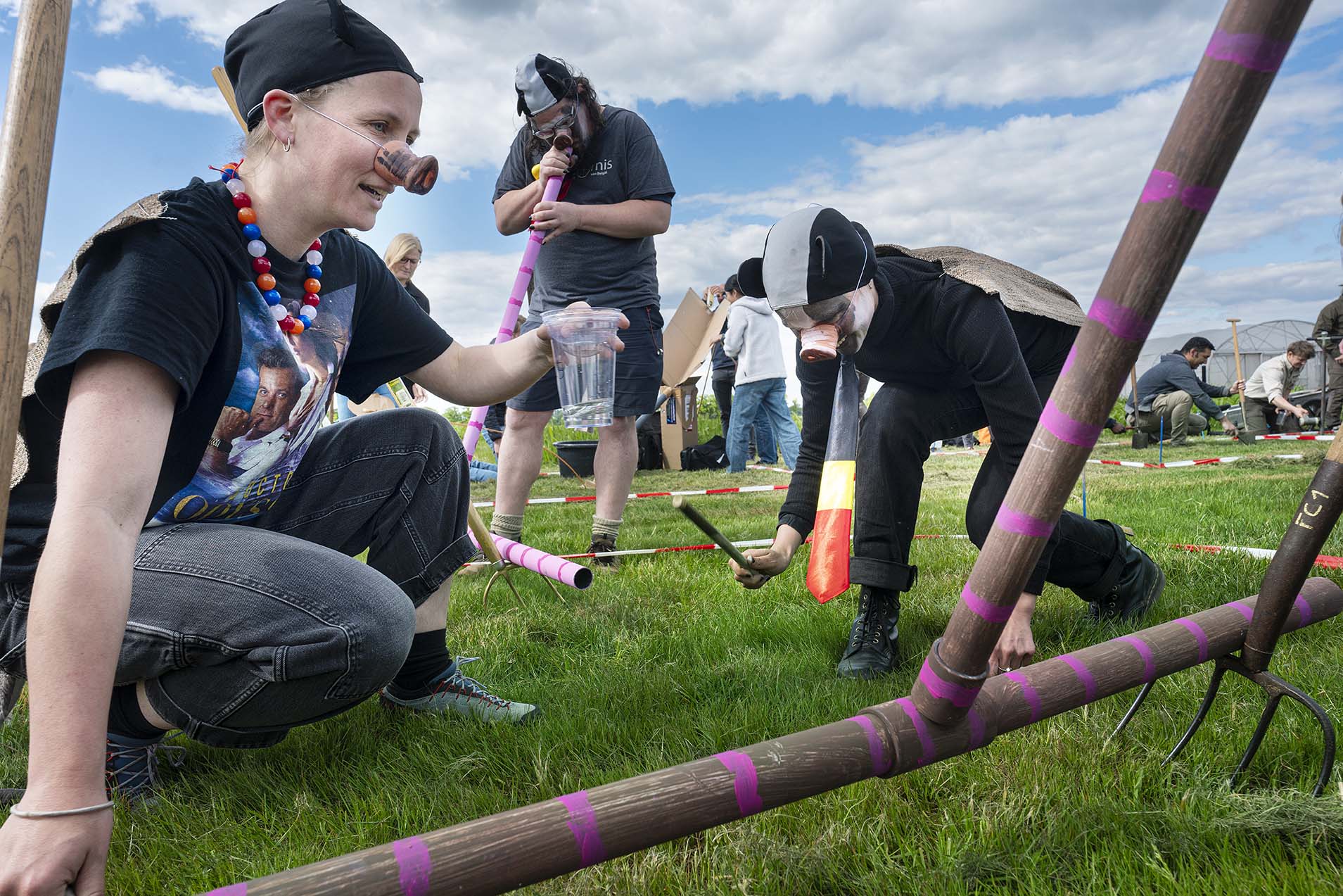 Photo series: Few worms during Wageningen Cup ‘worm charming’