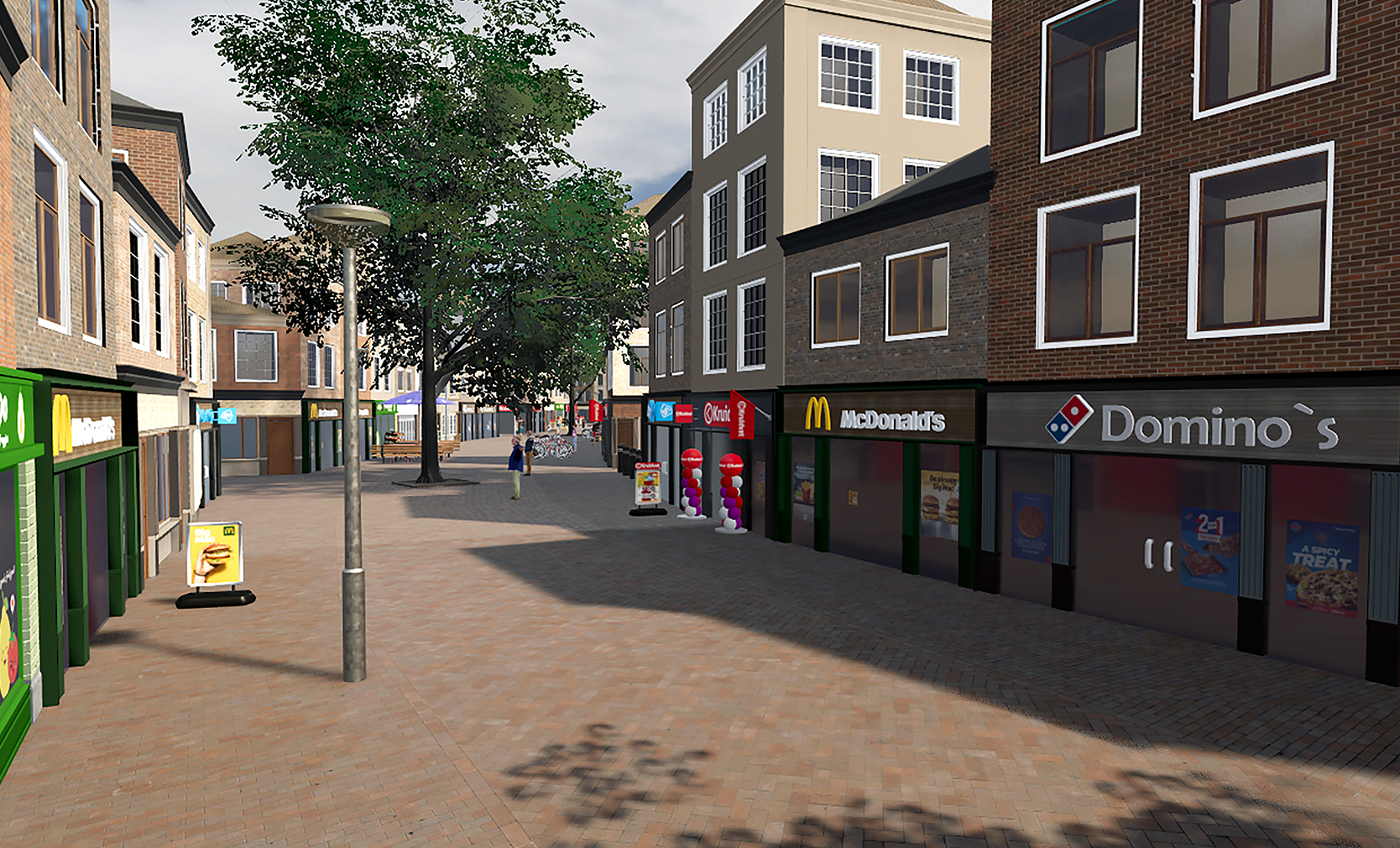 Shopping scientifically in a virtual city
