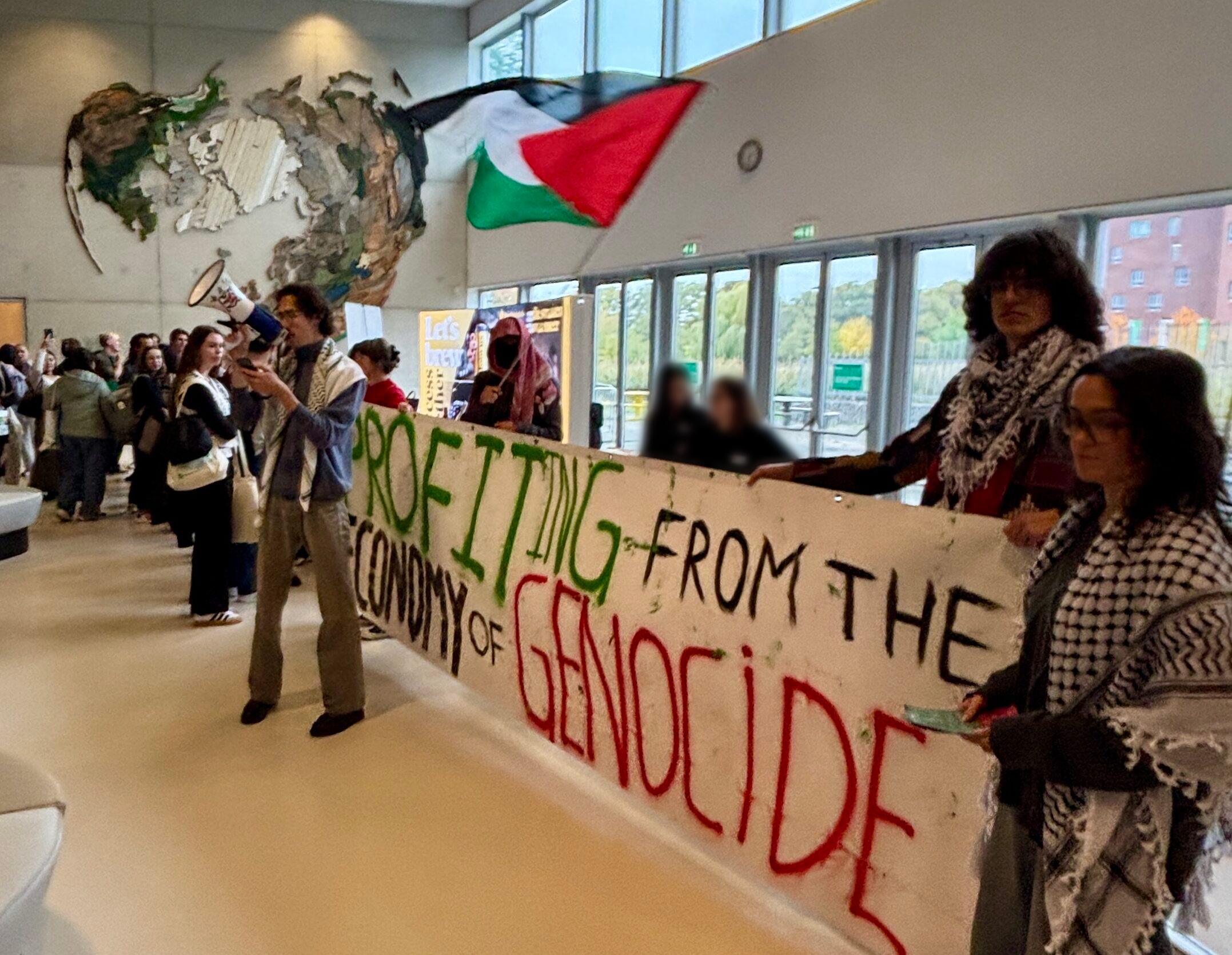 Activists show up at Career Day