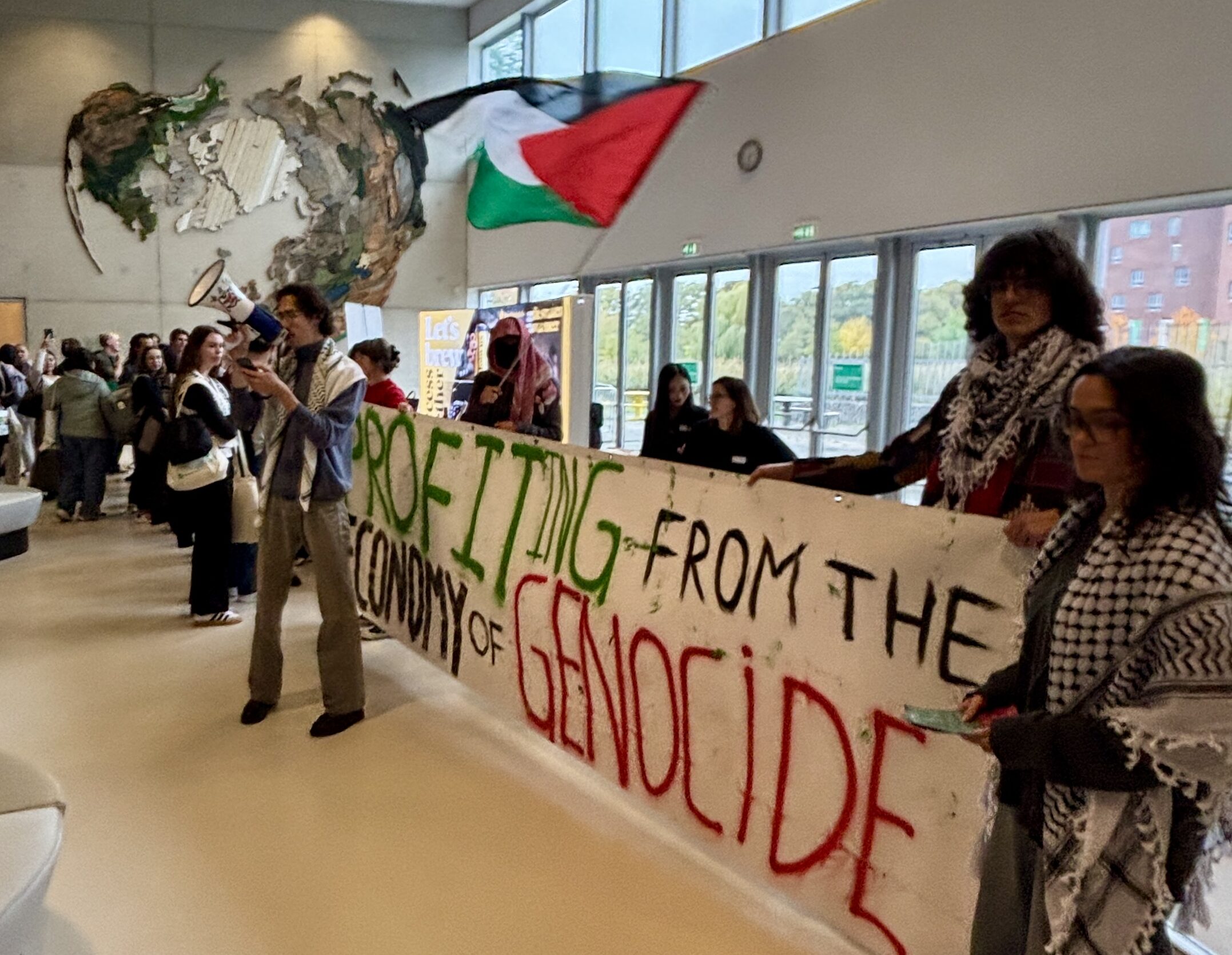 Activists show up at Career Day